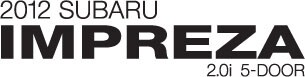 2012 Subaru Impreza 2.0i 5dr (M5)